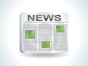 Abstract news icon