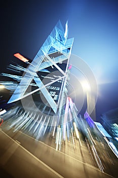 Abstract night architecture background
