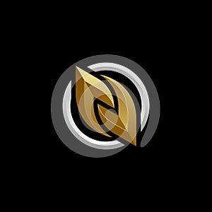 Abstract Ninja Design Concept illustration Vector Template