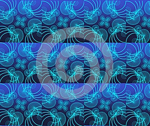 abstract non-ai spiral tile pattern background wallpaper illustration