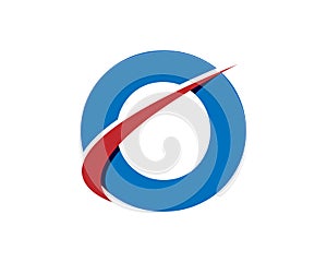 Abstract O letter Creative Logo design.