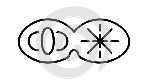 Abstract Object Icon Vector Graphic, Pattern Geometric Symbol, vector design Generative AI