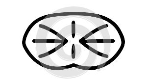 Abstract Object Icon Vector Graphic, Stylized Pattern, vector design Generative AI