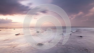 Abstract of the ocean sunrise