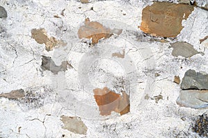 Abstract old beton and stones texture wall outdoor. Textured Grunge Background.