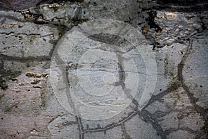 Rusted cement concrete surface background