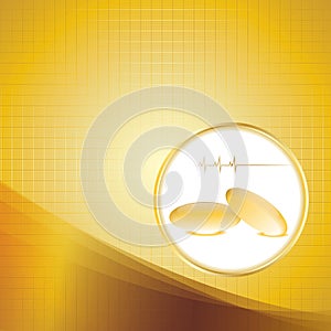 Abstract omega 3 medical background photo