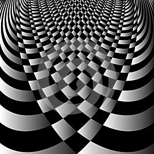 Abstract op art design.