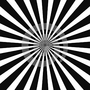 Abstract optical illusion background vector design. Psychedelic striped black and white backdrop. Hypnotic pattern.White and black
