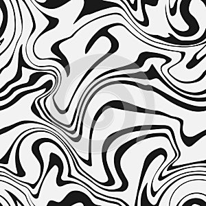 Abstract optical illusion seamless pattern. Marble acrylic background.