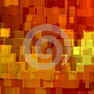 Abstract Orange Background For Design Artworks - Wallpaper Pattern - Overlapping Squares Concept Illustration - Repeating photo