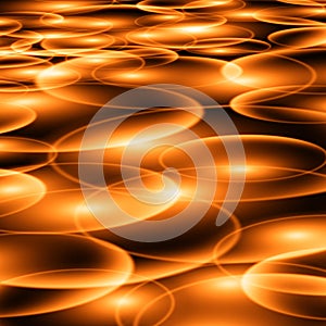 Abstract orange background with light effect