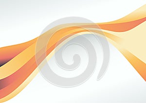 Abstract Orange And Beige Business Wave Background Vector Image Beautiful elegant Illustration