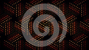 Abstract orange black and green shamming wallpaper