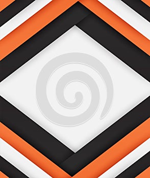 Abstract. orange,black overlap shape background.