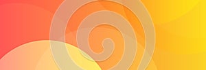 Abstract orange color background. Dynamic shapes composition. Minimal geometric background. Orange elements with fluid gradient.