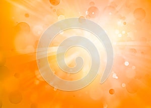 Abstract orange explosion background