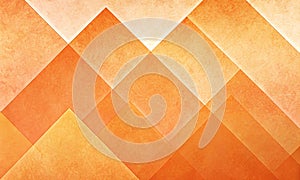 Abstract Orange Geometric Pattern Background Texture
