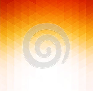 Abstract orange geometric technology background photo