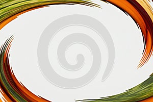 Abstract orange and green blurred background