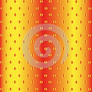 Abstract Orange Halftone Pattern Background