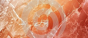 Abstract Orange Marble Texture Background Design