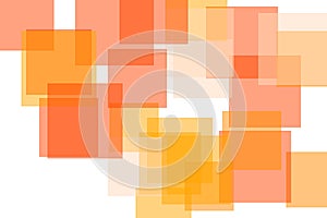 Abstract orange squares illustration background