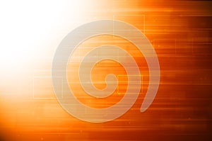 Abstract orange tech background.