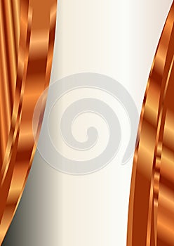 Abstract Orange Vertical Wave Business Background Vector Image Beautiful elegant Illustration