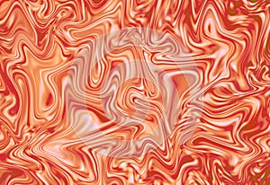 Abstract orange and white background. Marble texture digital illustration