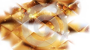 Abstract Orange and White Blurred Lights Background Vector