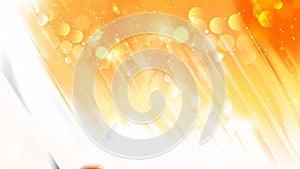 Abstract Orange and White Blurred Lights Background Vector