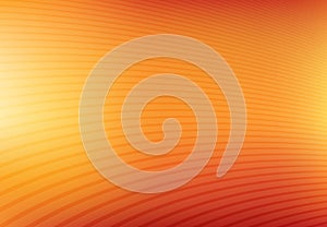 Abstract orange and yellow mesh gradient with curve lines patter photo