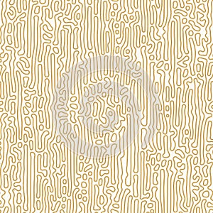 Abstract organic background, natural maze labyrinth, reaction diffusion pattern, organic shapes seamless vector pattern photo