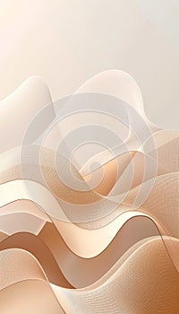 Abstract organic beige brown waving lines texture background for web design projects