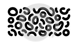 Abstract organic blob pattern, modern and fluid design, vector design Generative AI