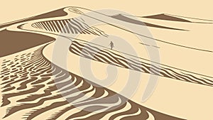 Abstract Organic Geometric Pattern, vector design Generative AI