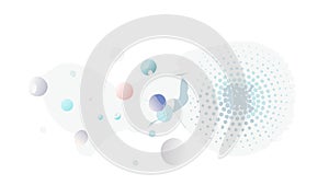 Abstract Organic Grid for Data & Network Visualization, vector design Generative AI