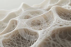 Abstract Organic Network Structure with Complex Web-Like Patterns