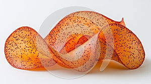 Abstract, organic, orange, textured forms