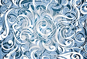 Abstract ornament. Water flow
