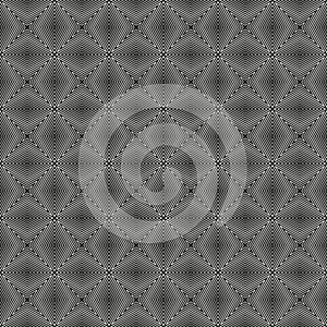 Abstract ornate geometric petals grid background. Seamless pattern. Vector. EPS