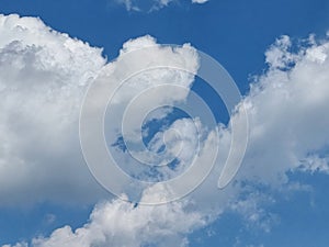 abstract outdoor sunny day blue sky high clouds background summer gradient light white background. beautiful bright cloud and calm