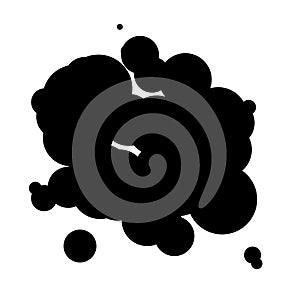 Abstract overlapping circles design element vector illustraiton