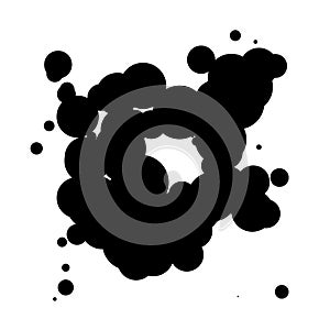 Abstract overlapping circles design element vector illustraiton