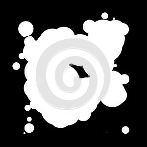 Abstract overlapping circles design element vector illustraiton