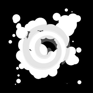 Abstract overlapping circles design element vector illustraiton