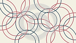 Abstract Overlapping Circular Lines, Dynamic Pattern Design, vector design Generative AI