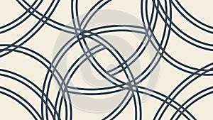Abstract Overlapping Circular Patterns, Organic Intersecting Vector, vector design Generative AI