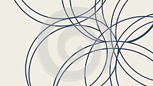 Abstract Overlapping Curved Lines Dynamic Pattern, vector design Generative AI